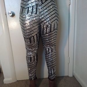 Sequin pants